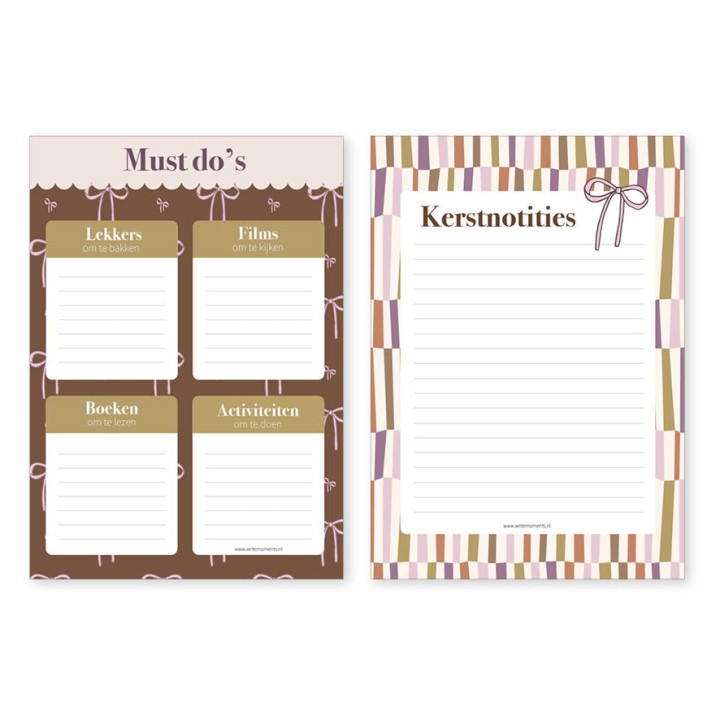 Kerstplanner 2025 NIEUW | Printable | Writemoments