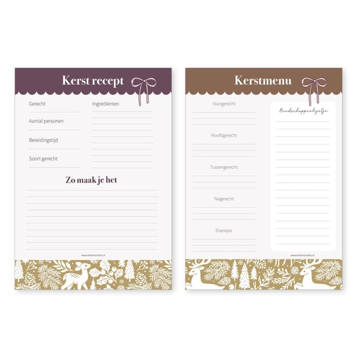 Kerstplanner 2025 NIEUW | Printable | Writemoments