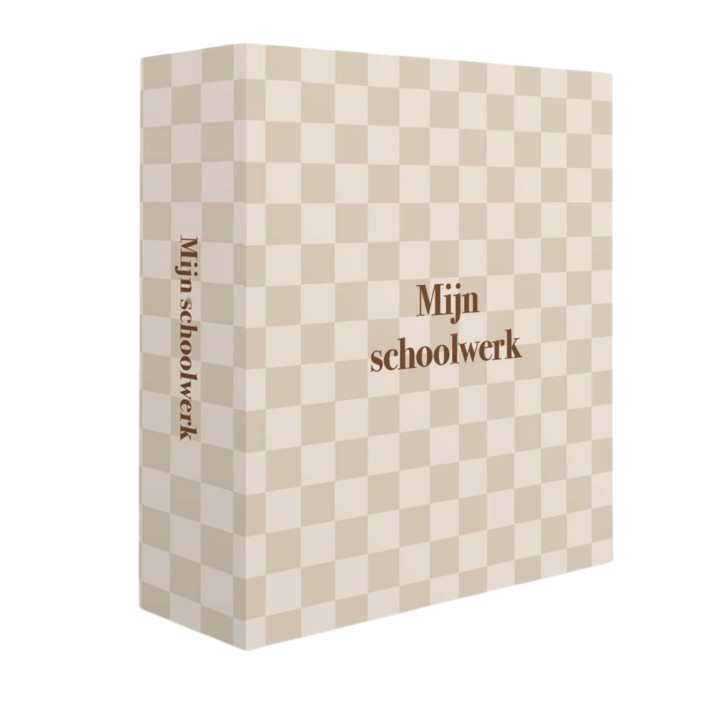 Bewaarmap schoolwerk | geblokt | Writemoments