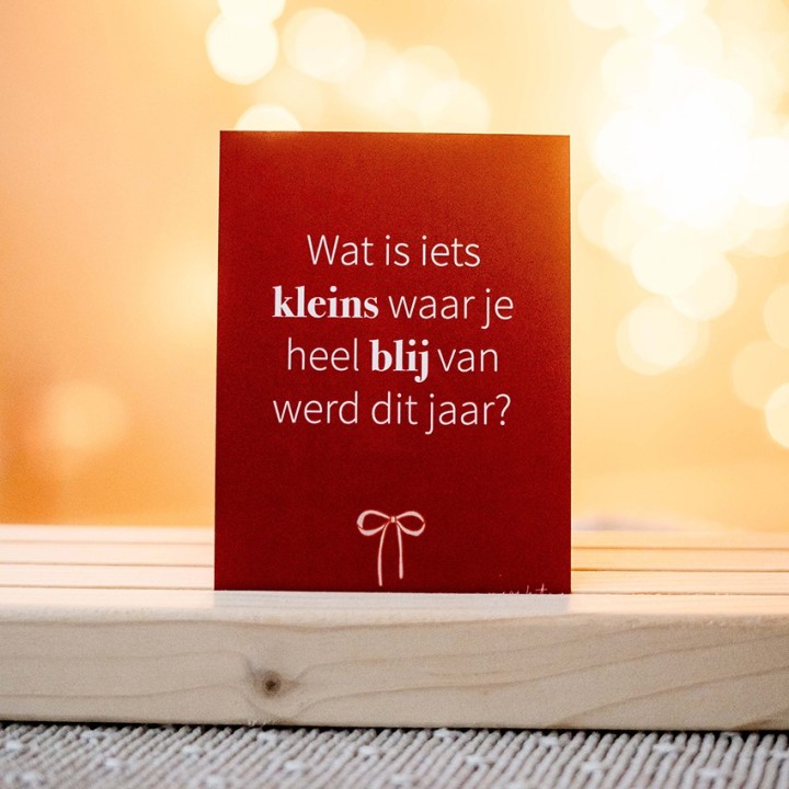 Feestdagen kletskaarten voor het hele gezin | Writemoments