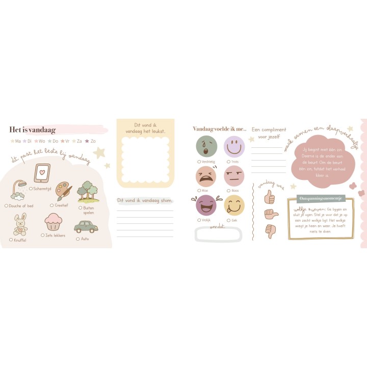 Bedtijdpraatjes | Kinderboek voor praten over emoties &
