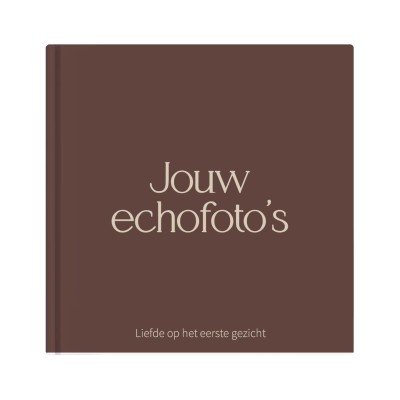 Echoboekje zwangerschap | Luxe echo fotoboekje voor 10