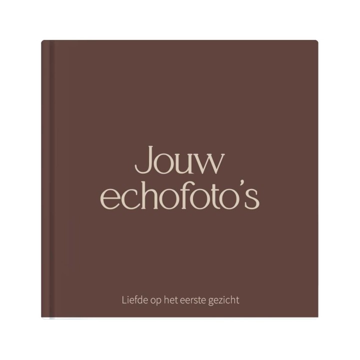 Echoboekje zwangerschap | Luxe echo fotoboekje voor 10