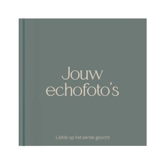 Echoboekje zwangerschap | Groen echo fotoboekje voor 10