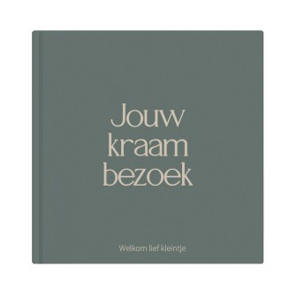 Kraambezoekboek | Baby gastenboek voor de kraamtijd