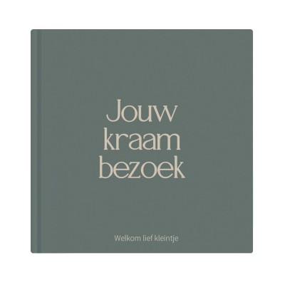 Kraambezoekboek | Baby gastenboek voor de kraamtijd