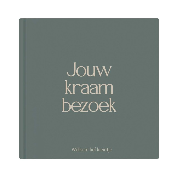 Kraambezoekboek | Baby gastenboek voor de kraamtijd