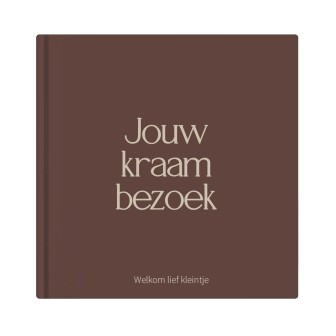 Kraambezoekboek | Gastenboek voor de kraamtijd