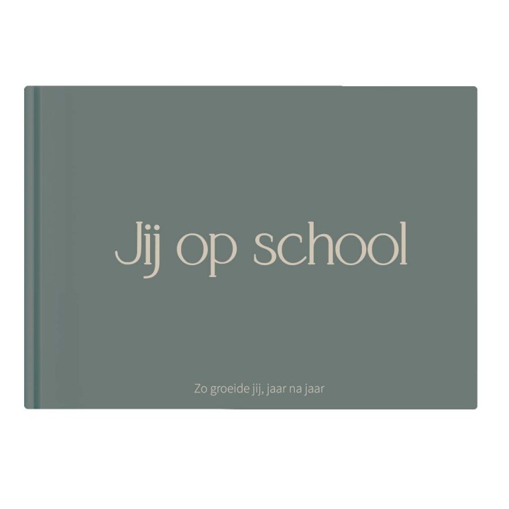 Schoolfotoboek 'Jij op school' | groen | Writemoments