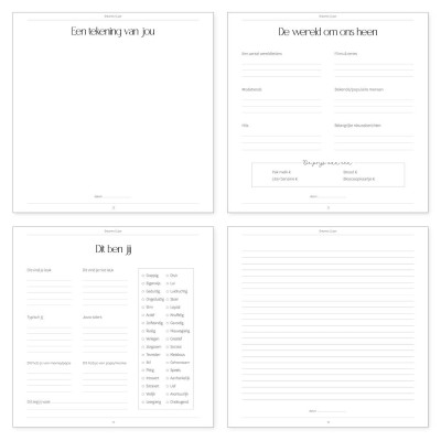 Opgroeiboek dreumes & peuter 1 t/m 3 jaar | Invulboek bruin