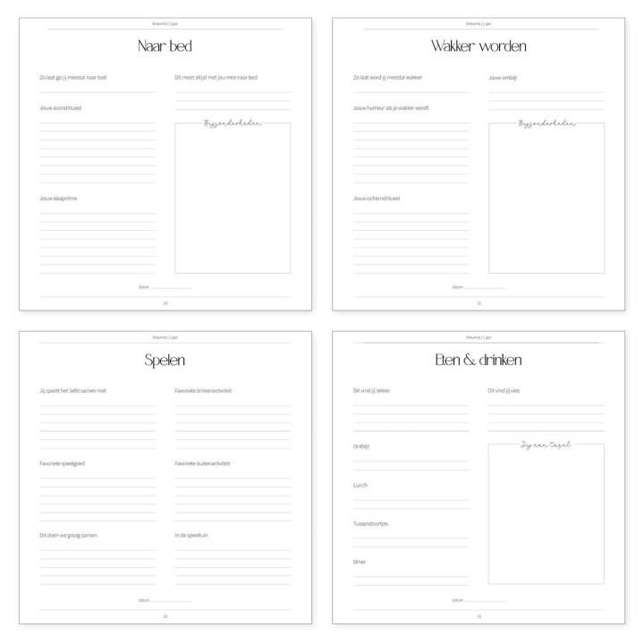 Opgroeiboek dreumes & peuter 1 t/m 3 jaar | Invulboek bruin