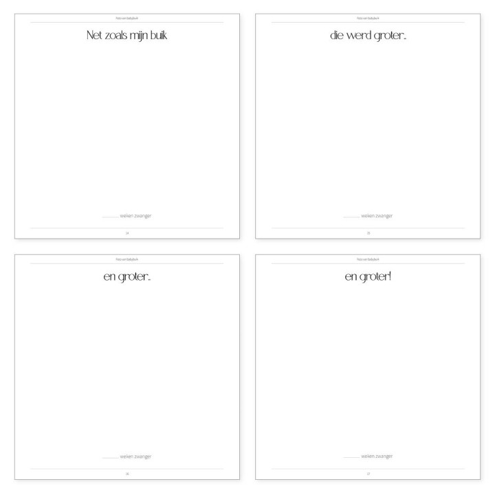 Zwangerschapsdagboek 'Negen maanden met jou' | Terra roze