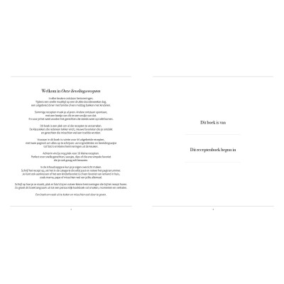 Recepten invulboek – Onze lievelingsrecepten | Writemoments
