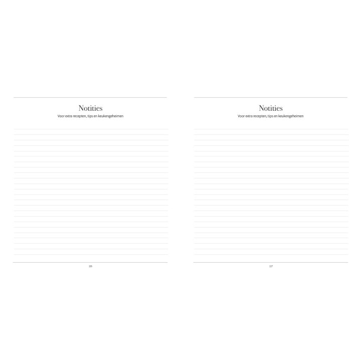 Recepten invulboek – Onze lievelingsrecepten | Writemoments