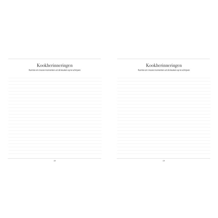 Recepten invulboek – Onze lievelingsrecepten | Writemoments