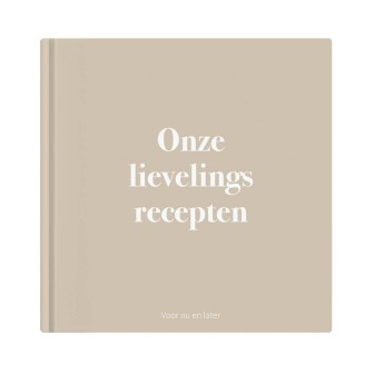 Recepten invulboek – Onze lievelingsrecepten | Writemoments
