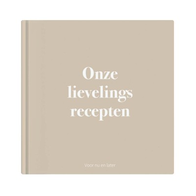 Recepten invulboek – Onze lievelingsrecepten | Writemoments