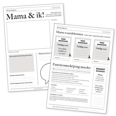 Printable Moederdagkrant!