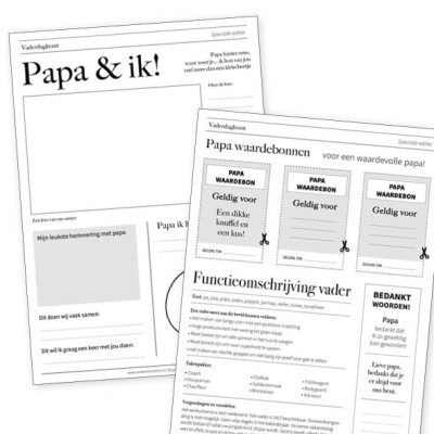 Printable vaderdagkrant!