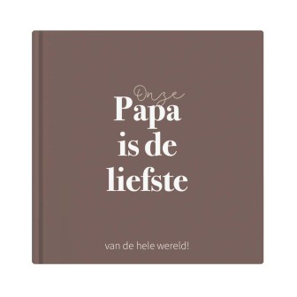 Vaderdagcadeau van meerdere kinderen | Invulboek voor papa