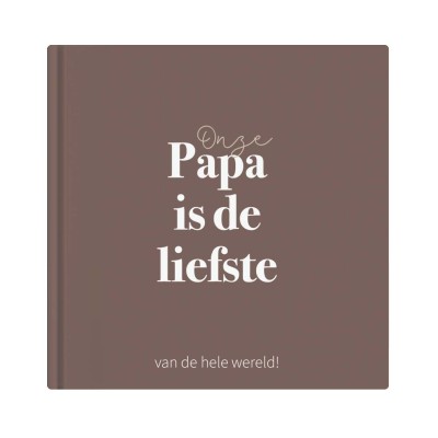 Vaderdagcadeau van meerdere kinderen | Invulboek voor papa