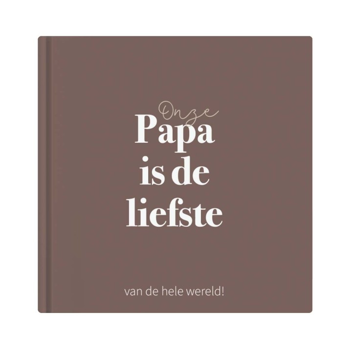 Vaderdagcadeau van meerdere kinderen | Invulboek voor papa