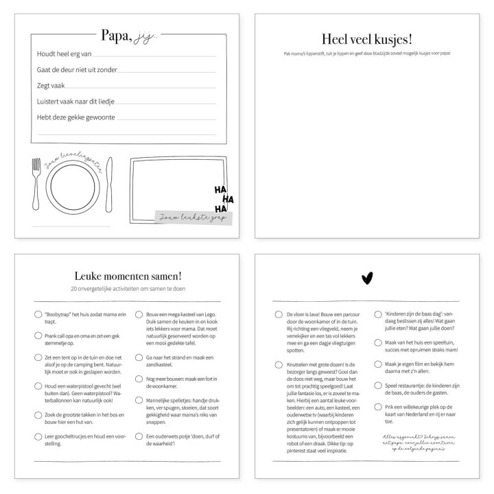 Het leukste invulboek voor papa! | Vaderdagcadeau