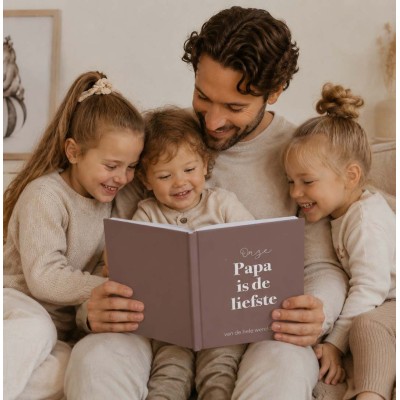 Vaderdagcadeau van meerdere kinderen | Invulboek voor papa
