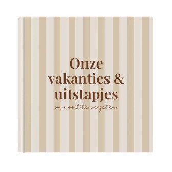 Vakantie dagboek | Invulboek vakanties & uitstapjes