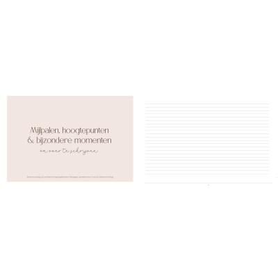 Schoolfotoboek | neutraal | hardcover | Writemoments