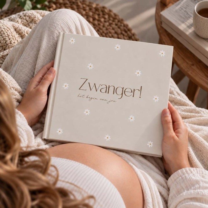 Zwangerschapsdagboek | madelief | hardcover omslag