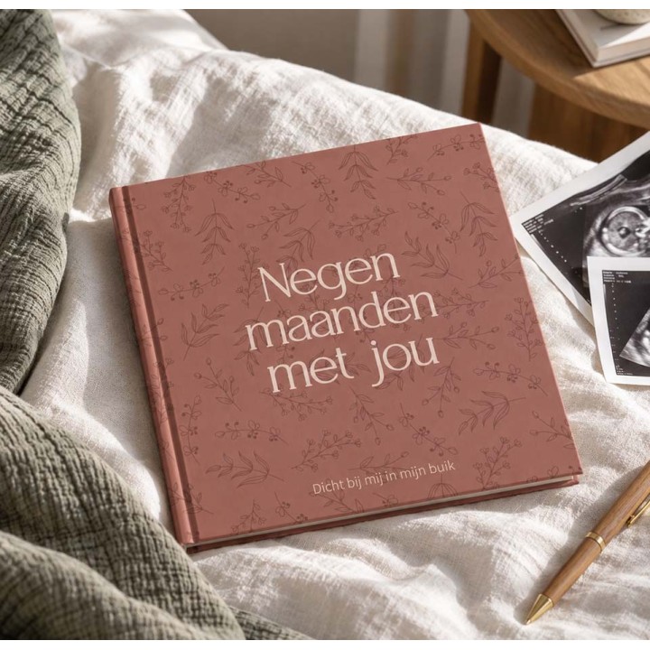 Zwangerschapsdagboek 'Negen maanden met jou' | Terra roze