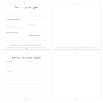 Opgroeiboek 'Jouw dreumes & peuterjaren' | neutraal | linnen