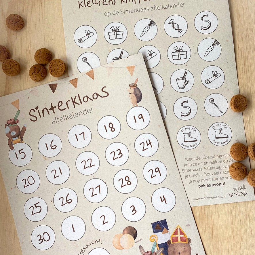 Gratis Sinterklaas aftelkalender!